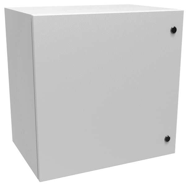 Hammond Slotted 1/4 Turn Latch Electrical Enclosures, 24 in H, 16 in D, 24 in W, NEMA 4, Steel EN4SD242416LG - main